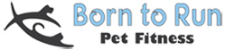 born to run pet fitness logo